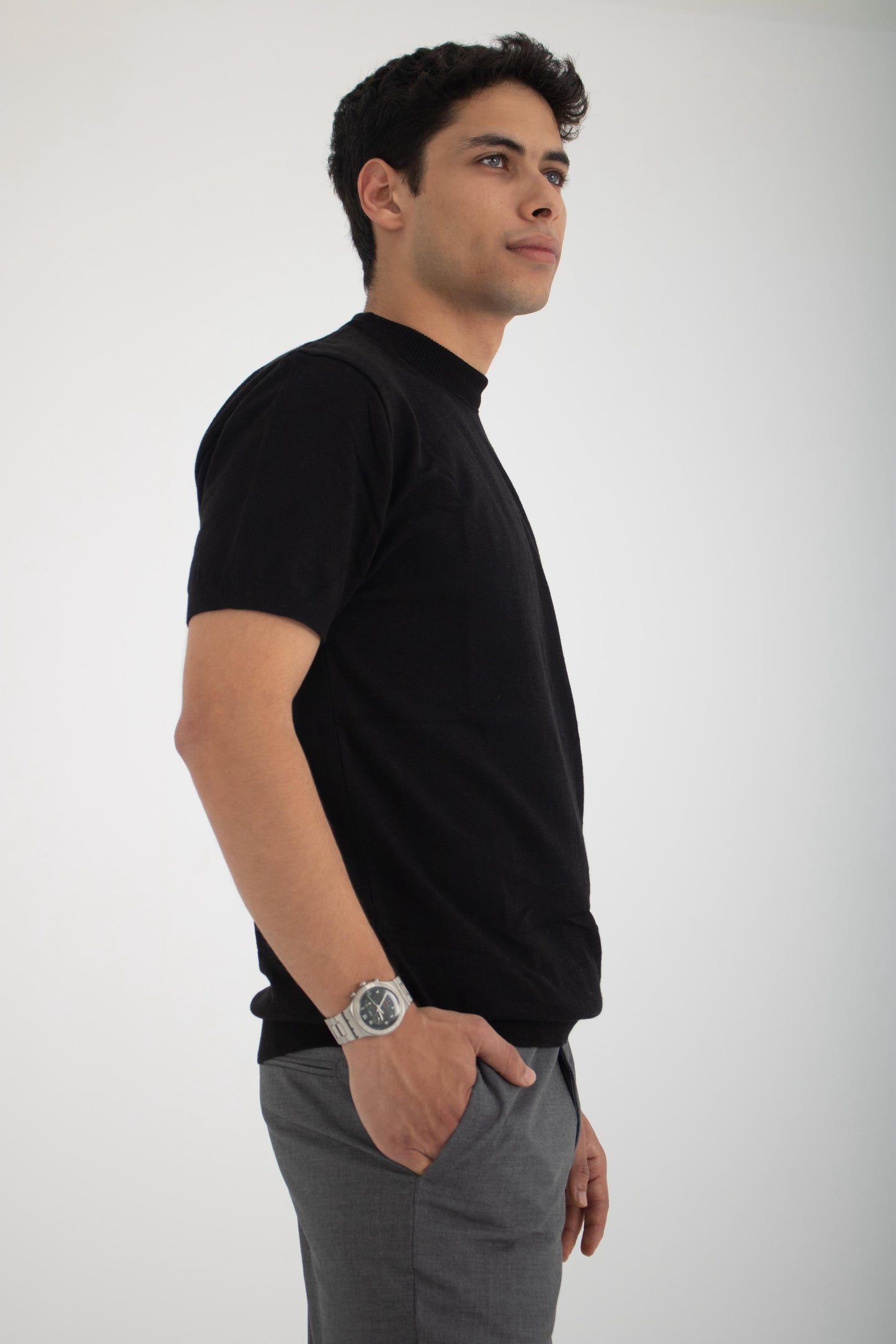 Men knit t-shirt