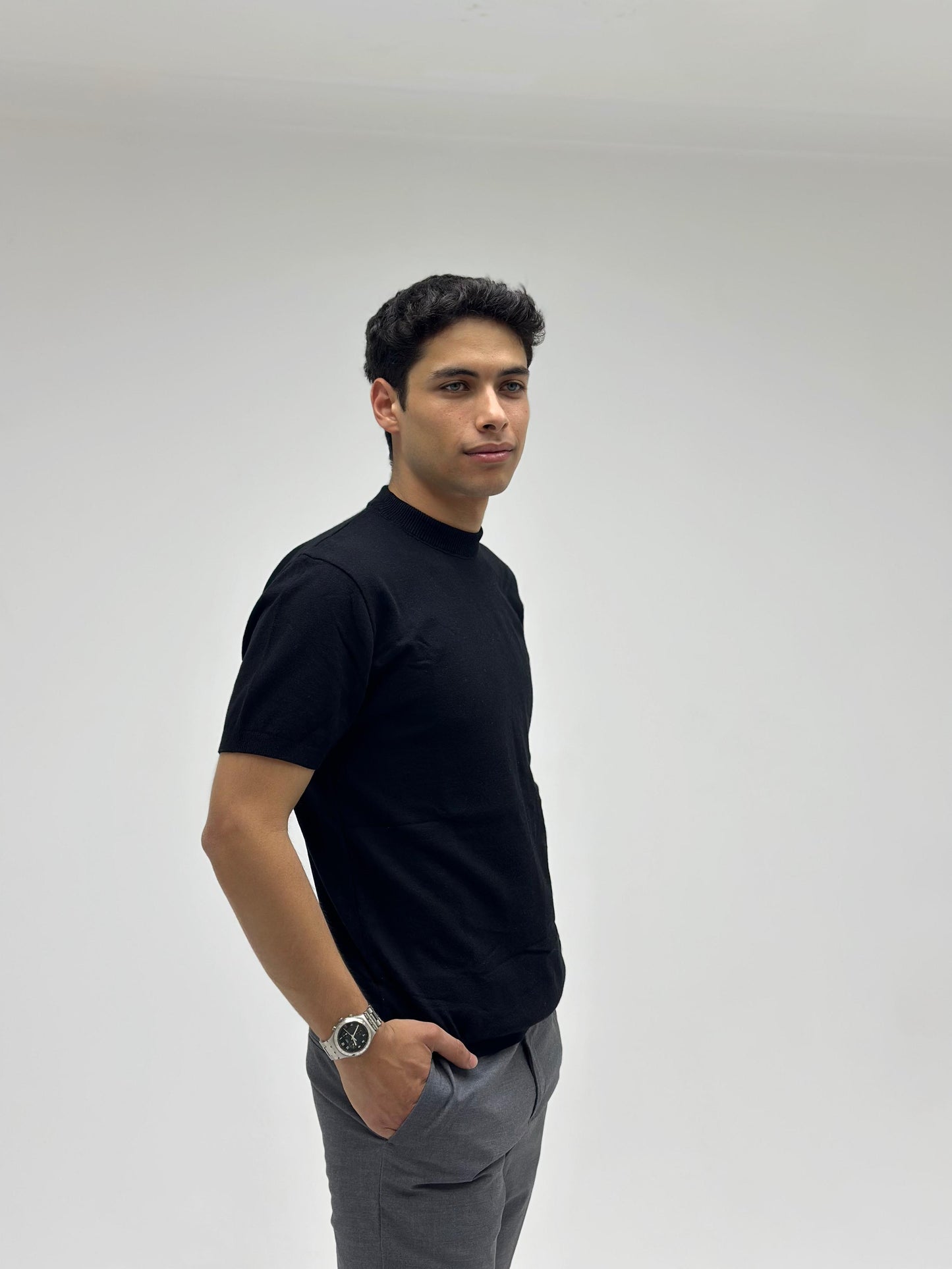 Men knit t-shirt