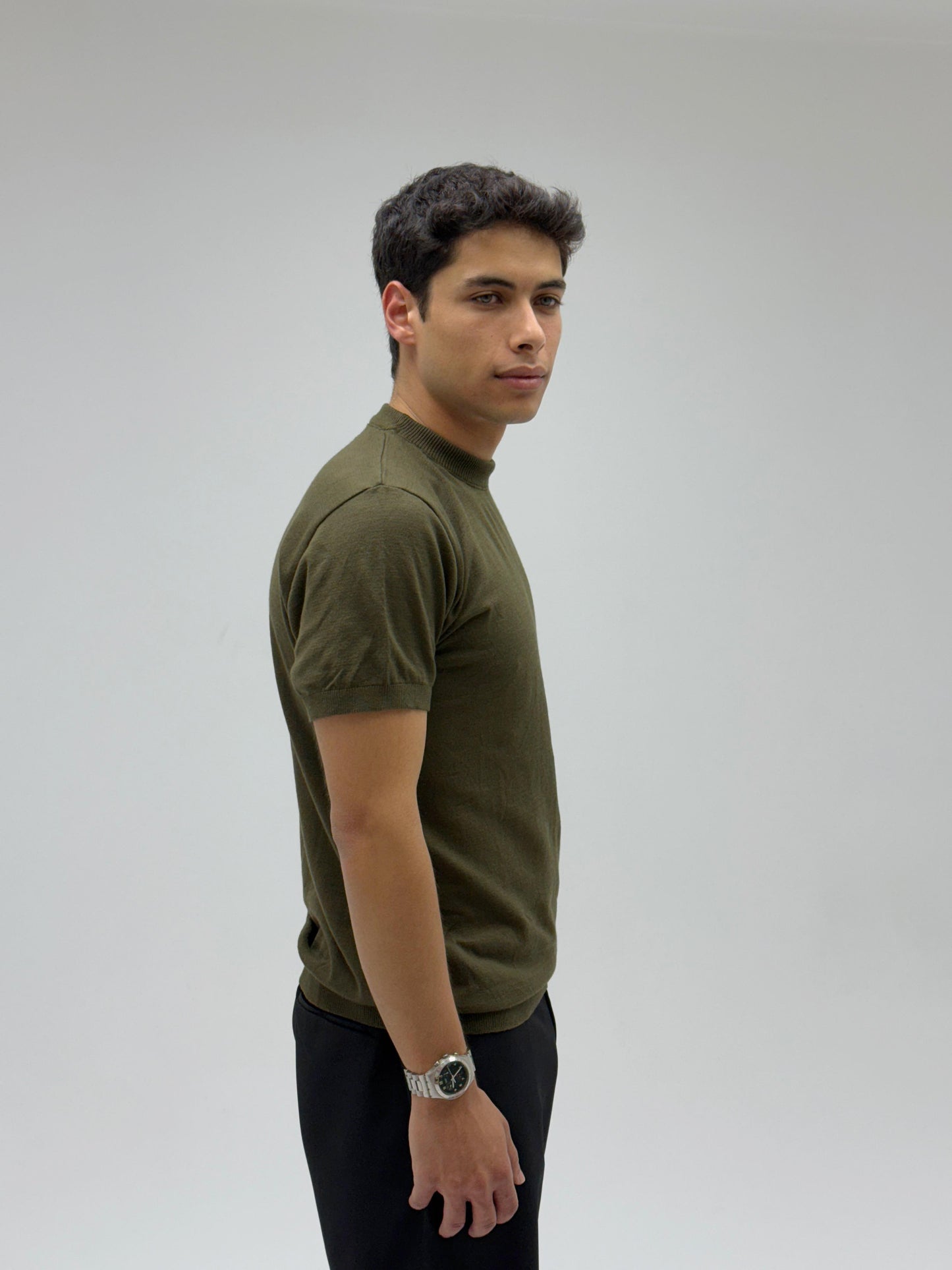 Men knit t-shirt