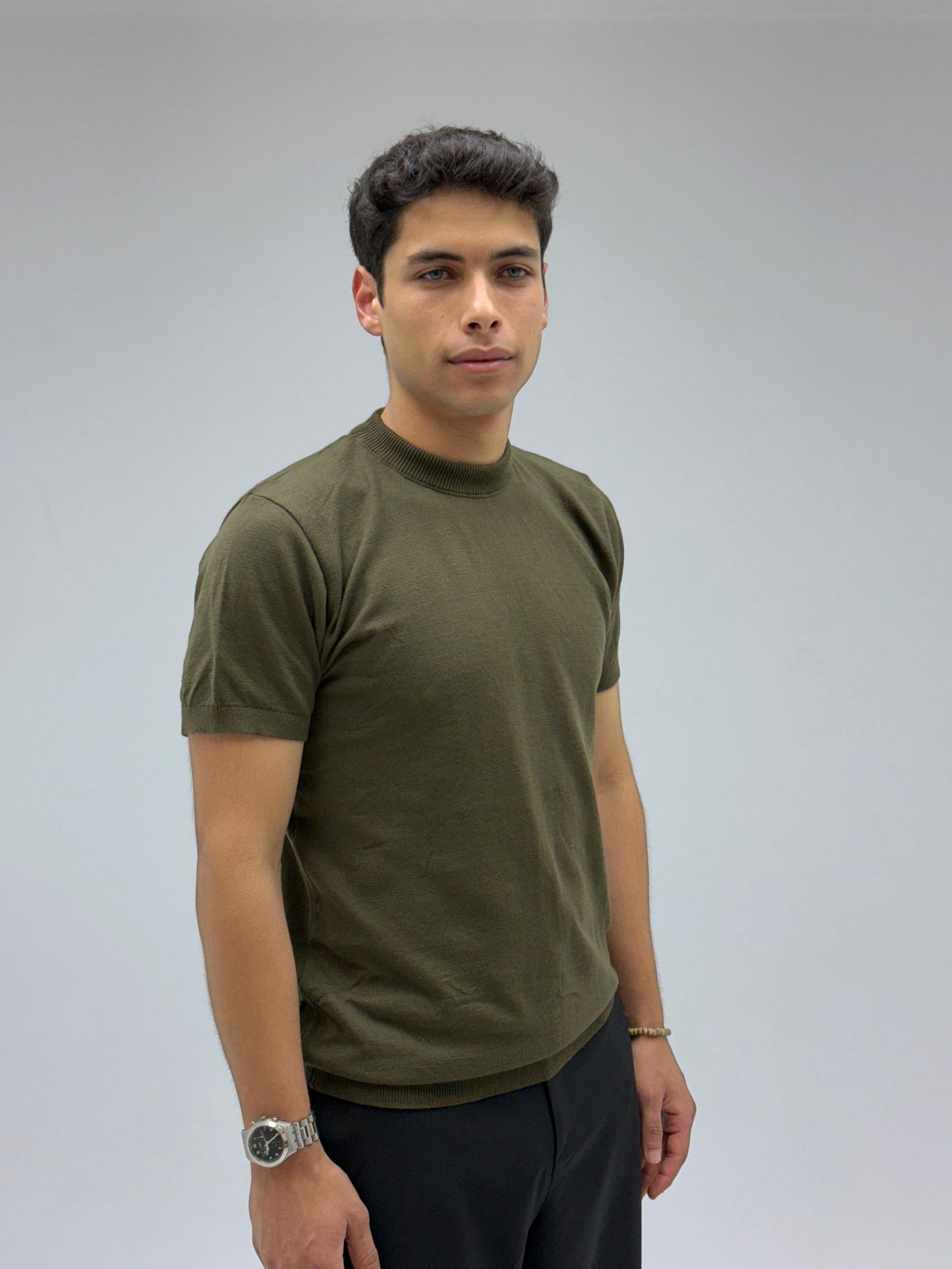 Men knit t-shirt