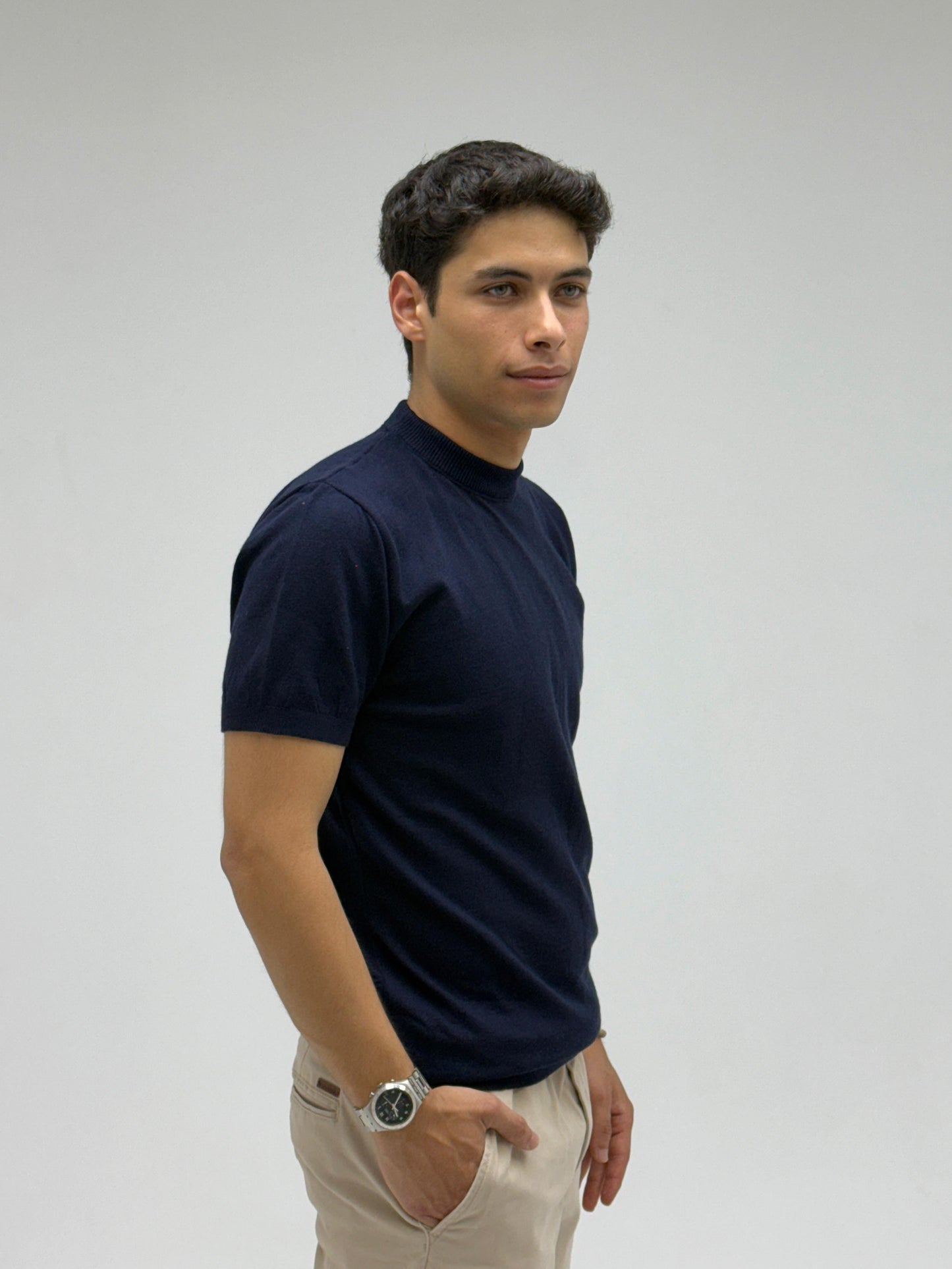 Men knit t-shirt
