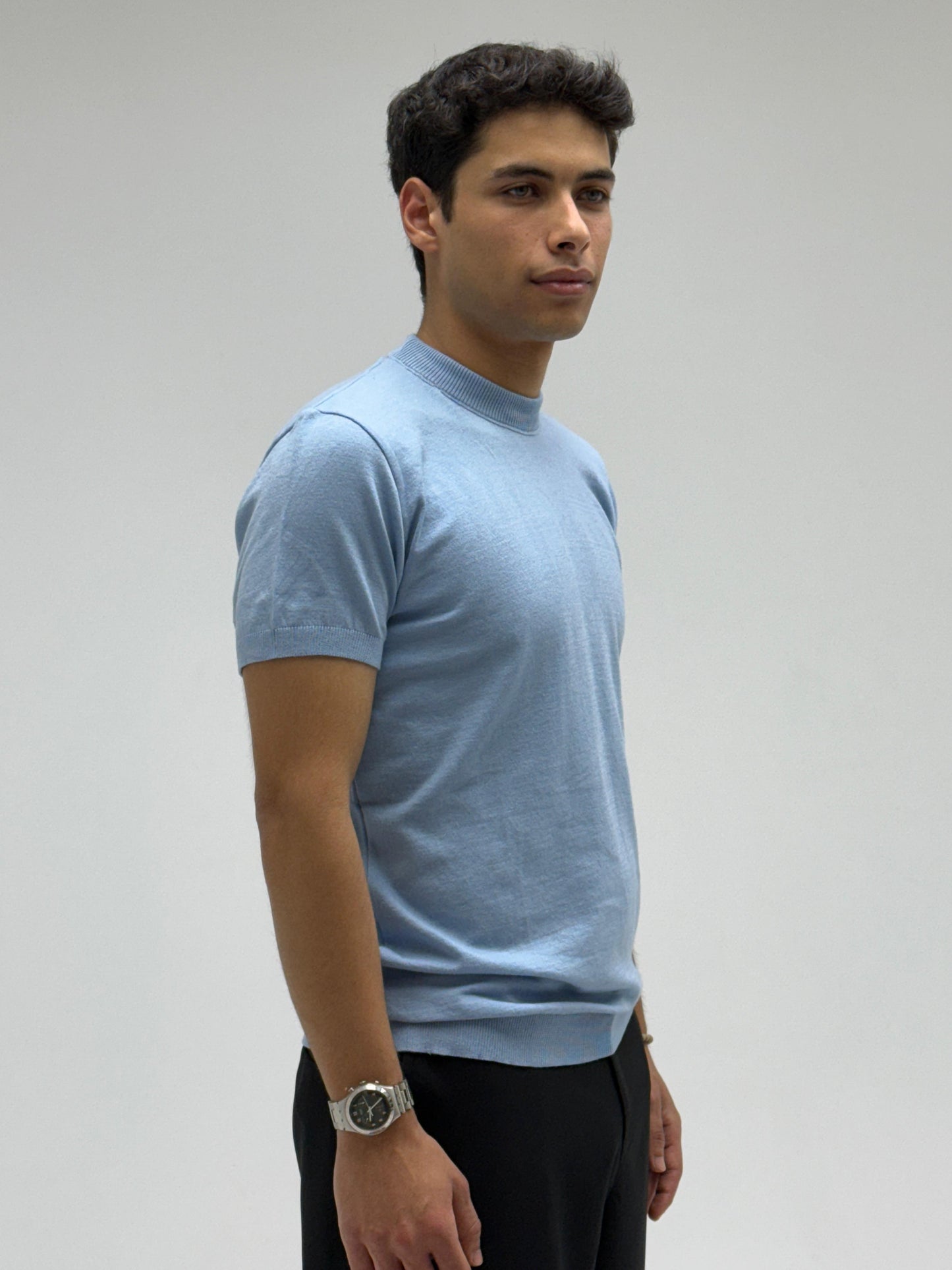 Men knit t-shirt