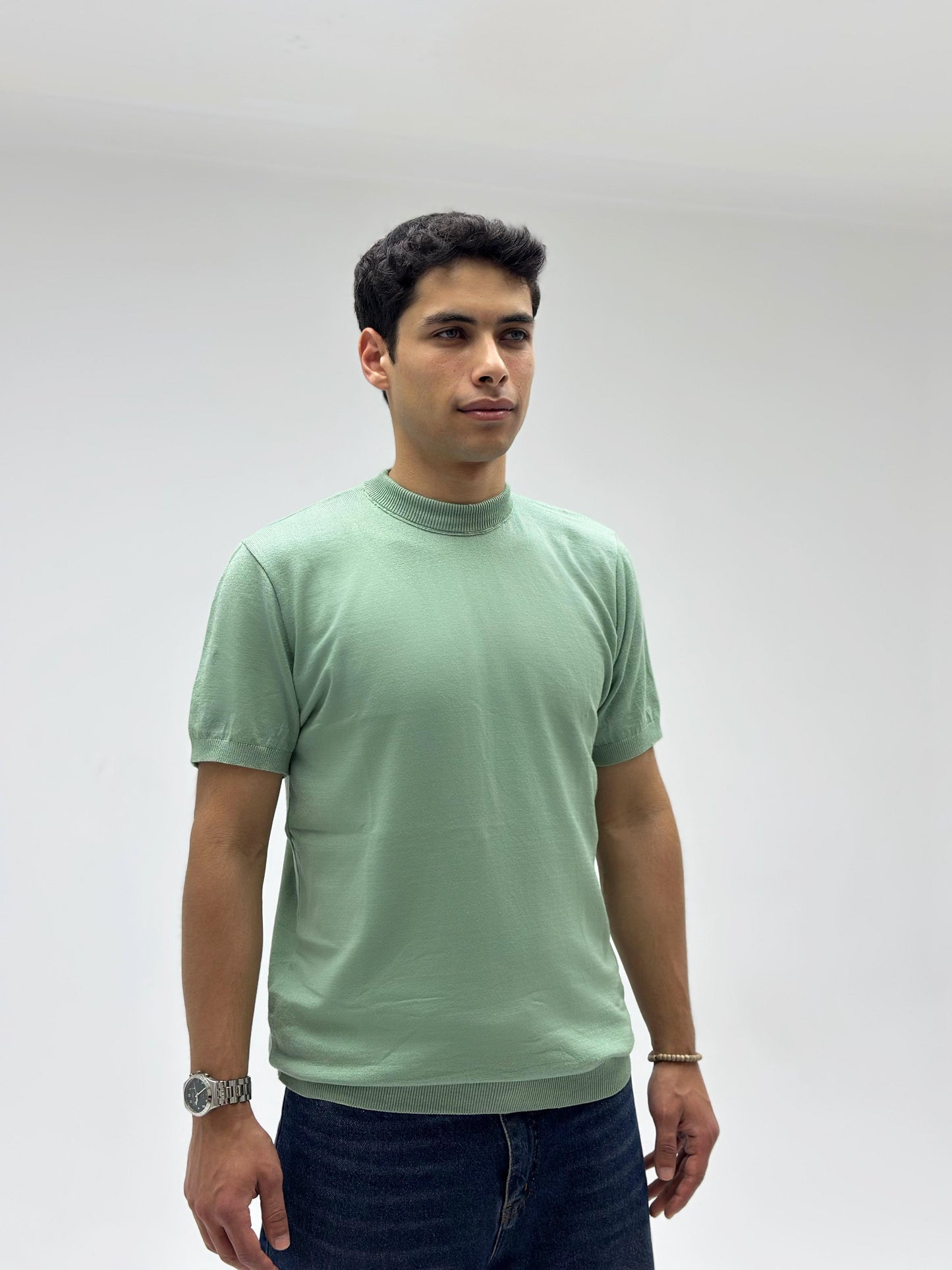 Men knit t-shirt