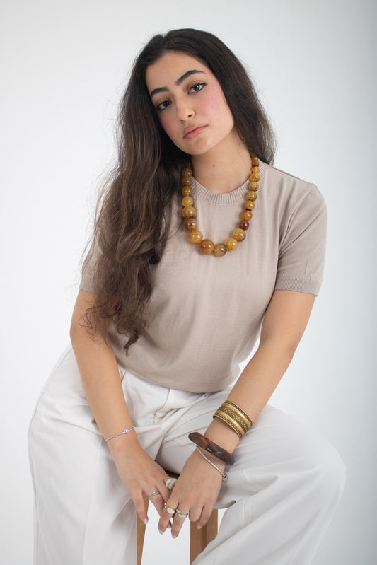 Woman Knit T-Shirt