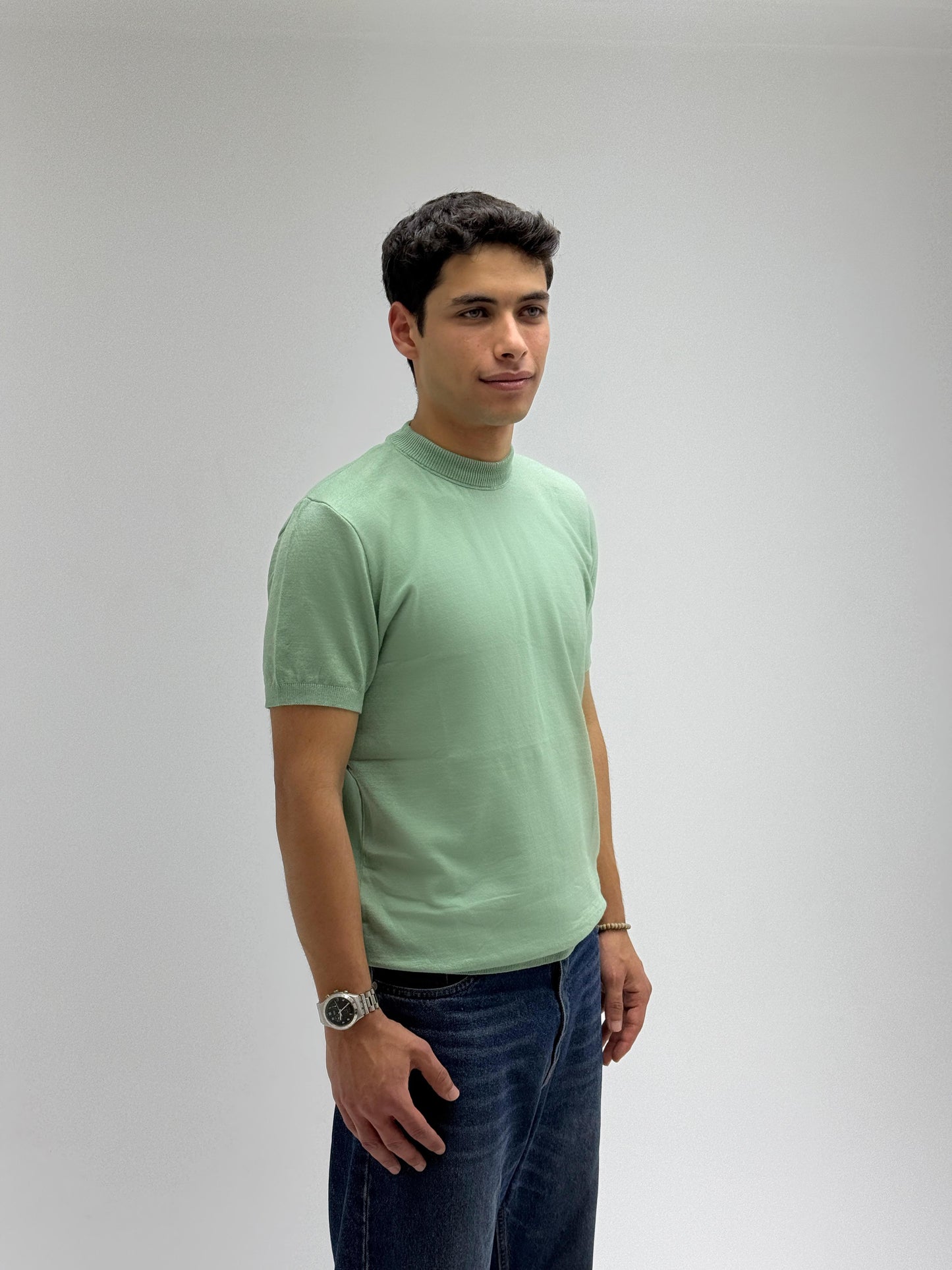 Men knit t-shirt